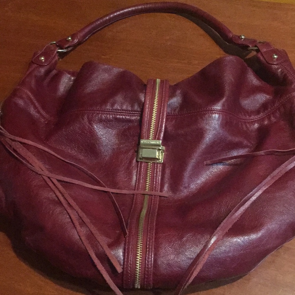 Rebecca minkoff red berry hobo - Picture 1 of 8